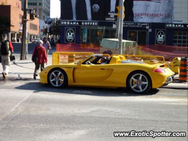 Porsche Carrera GT spotted in Toronto, Canada