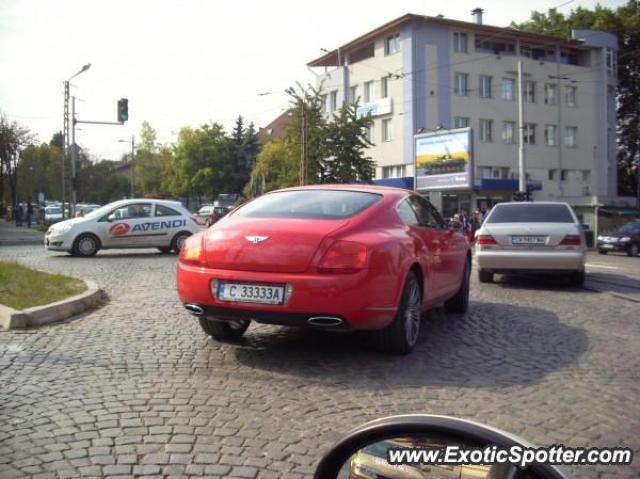 Bentley Continental spotted in Sofia, Bulgaria