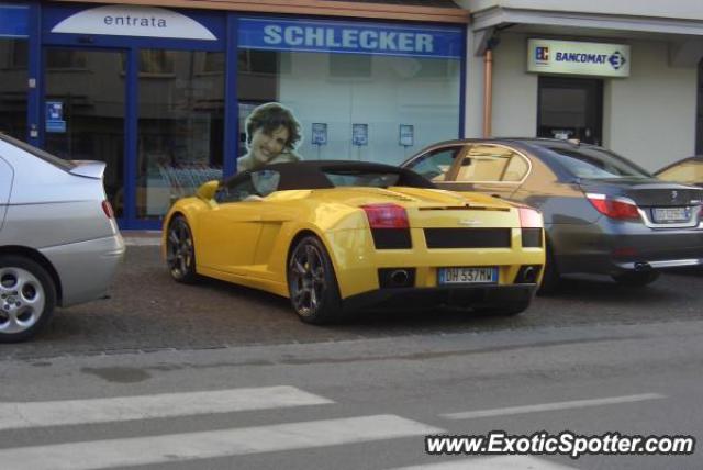 Lamborghini Gallardo spotted in Pordenone, Italy