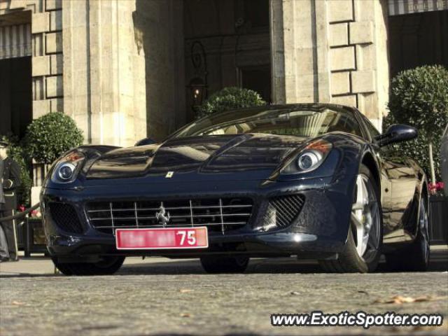 Ferrari 599GTB spotted in Paris, France