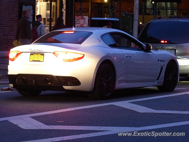 Maserati GranTurismo spotted in Manhattan, New York