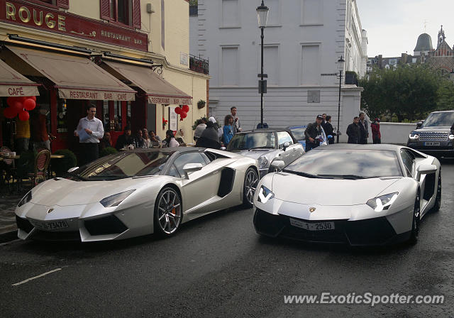 Lamborghini Aventador spotted in London, United Kingdom