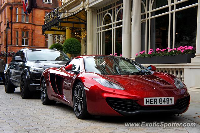 Mclaren MP4-12C spotted in London, United Kingdom