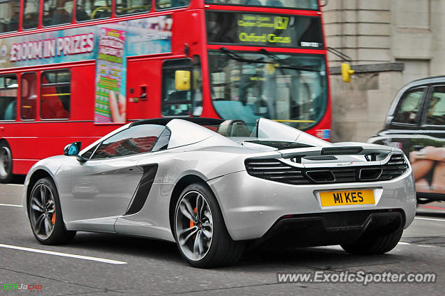 Mclaren MP4-12C spotted in London, United Kingdom