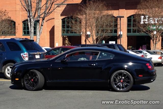 Bentley Continental spotted in Charlotte, North Carolina