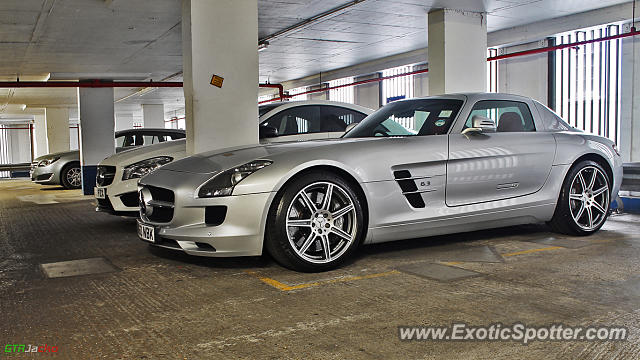 Mercedes SLS AMG spotted in London, United Kingdom