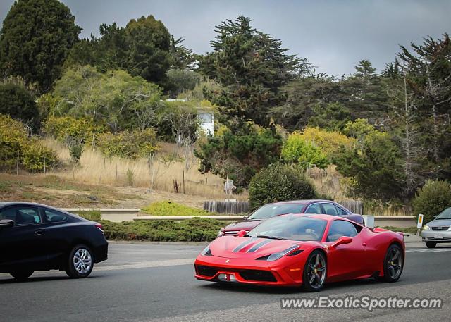 Ferrari 458 Italia spotted in Carmel Valley, California