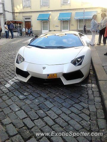 Lamborghini Aventador spotted in Guimarães, Portugal