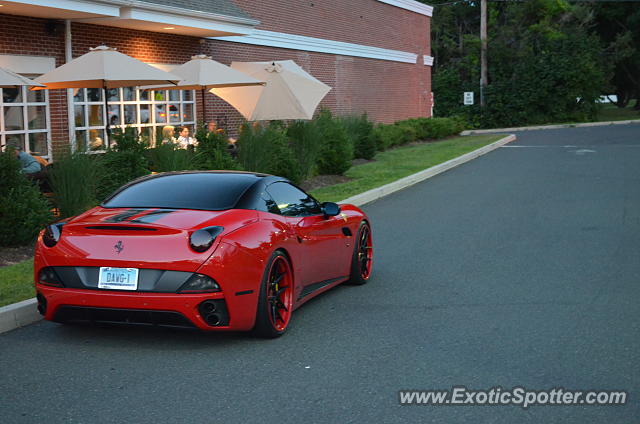 Ferrari California spotted in Newtown, Connecticut