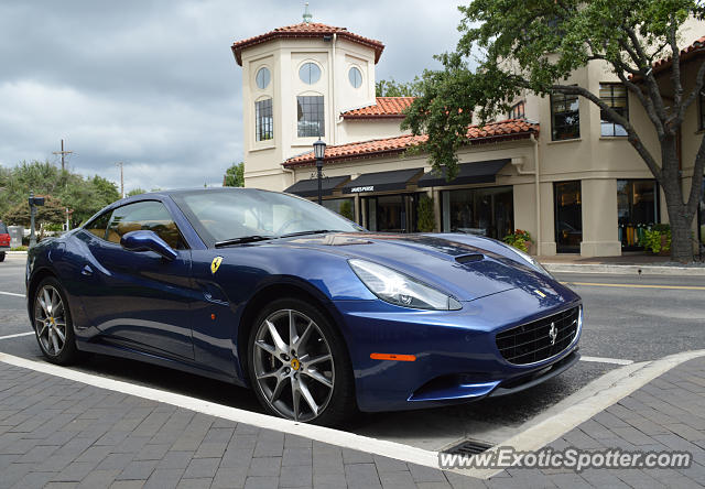 Ferrari California spotted in Dallas, Texas