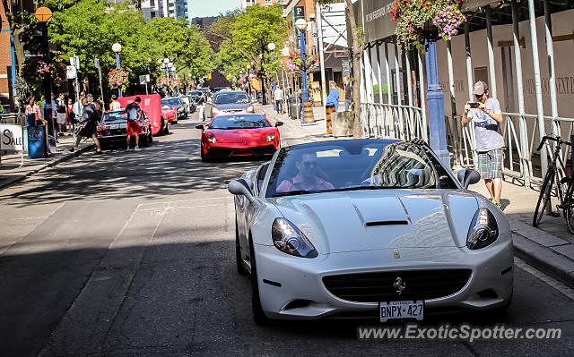 Ferrari California spotted in Toronto, Canada