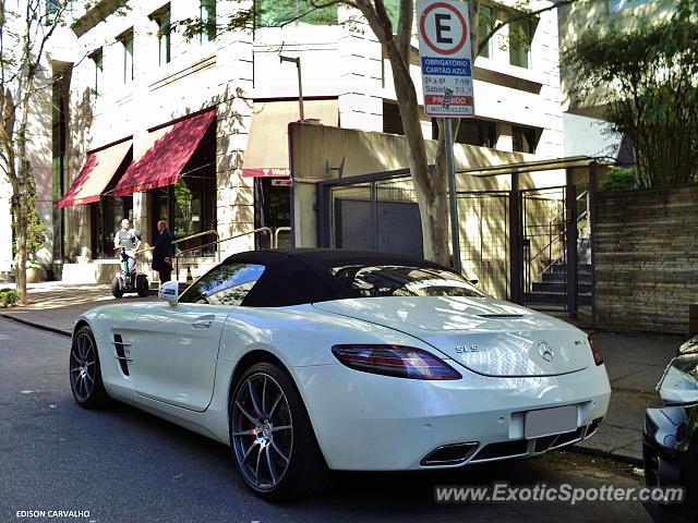 Mercedes SLS AMG spotted in São Paulo, Brazil