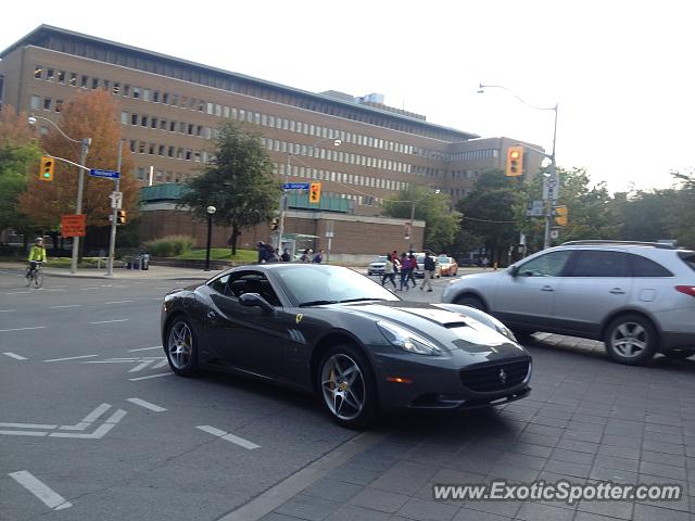 Ferrari California spotted in Toronto, Canada