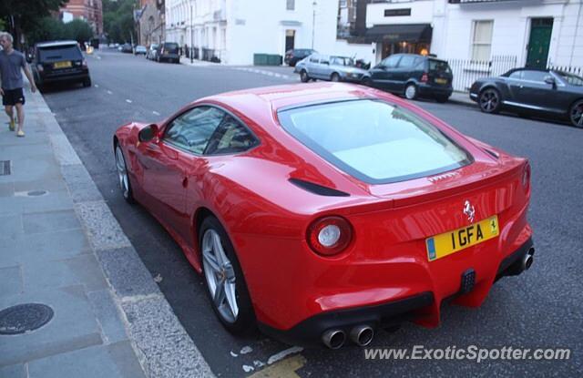 Ferrari F12 spotted in London, United Kingdom