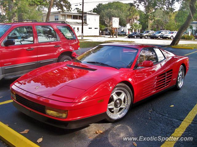 Ferrari Testarossa spotted in St.Augustine, Florida