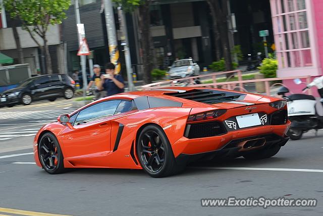 Lamborghini Aventador spotted in Kaohsiung, Taiwan