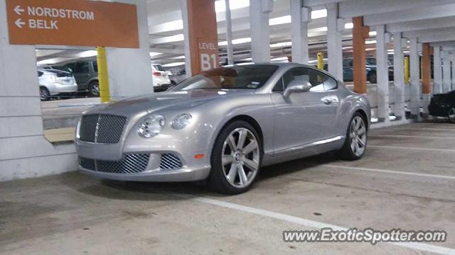 Bentley Continental spotted in Dallas, Texas