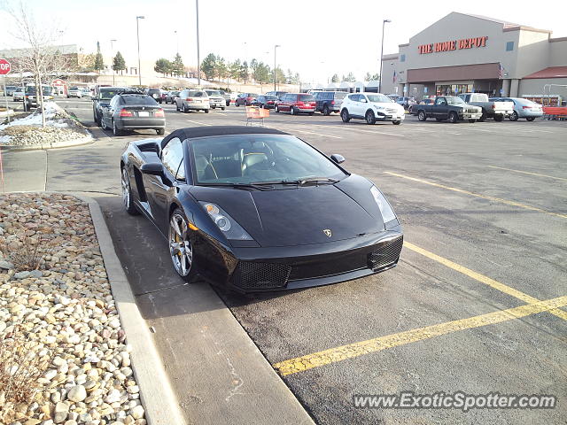 Lamborghini Gallardo spotted in Lone Tree, Colorado