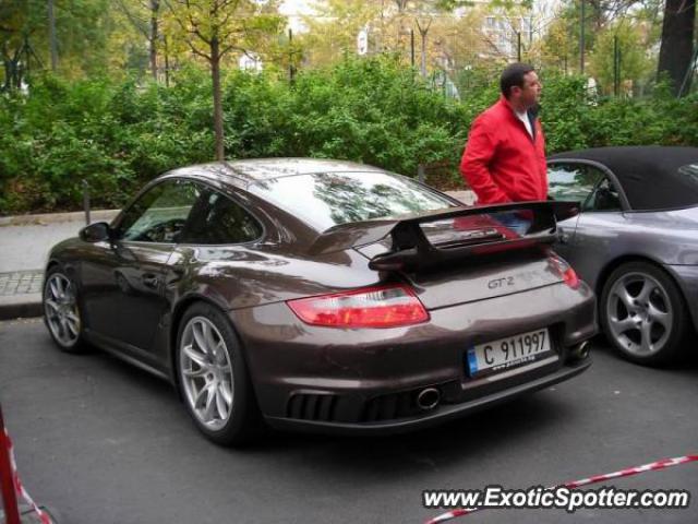 Porsche 911 GT2 spotted in Budapest, Hungary