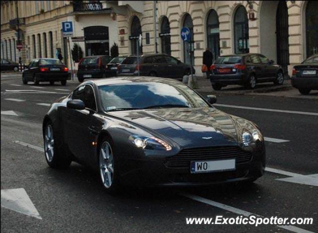 Aston Martin Vantage spotted in Warsaw, Poland