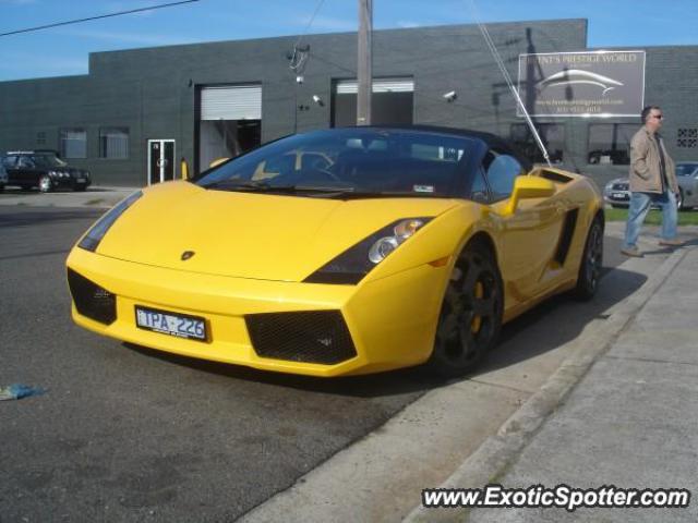 Lamborghini Gallardo spotted in Melbourne, Australia