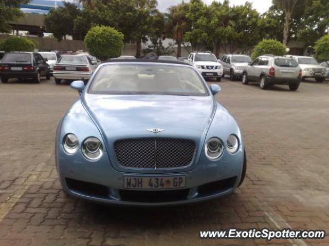 Bentley Continental spotted in Johannesburg, South Africa