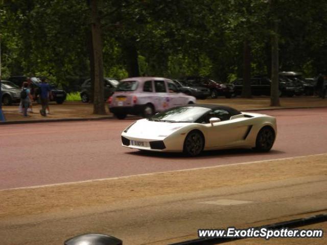 Lamborghini Gallardo spotted in London, United Kingdom