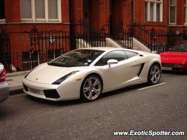 Lamborghini Gallardo spotted in London, United Kingdom