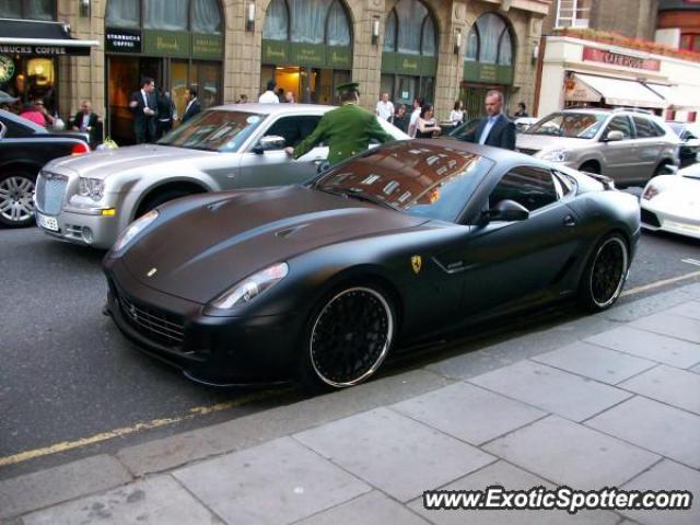 Ferrari 599GTB spotted in London, United Kingdom