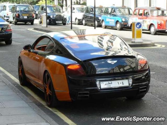 Bentley Continental spotted in London, United Kingdom