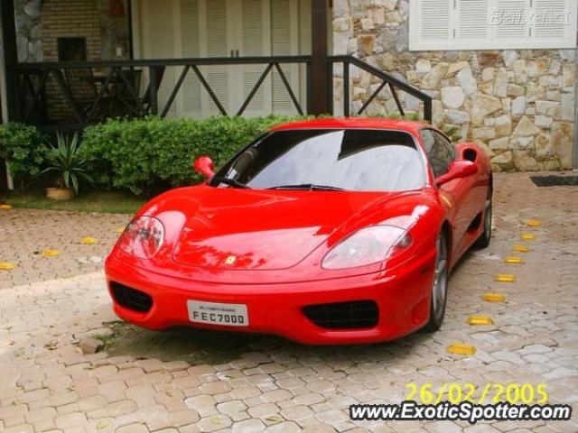 Ferrari 360 Modena spotted in Campo Gramde, Brazil