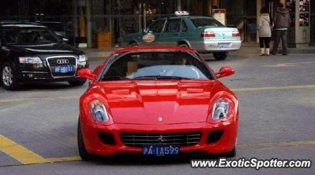 Ferrari 599GTB spotted in Shanghai, China