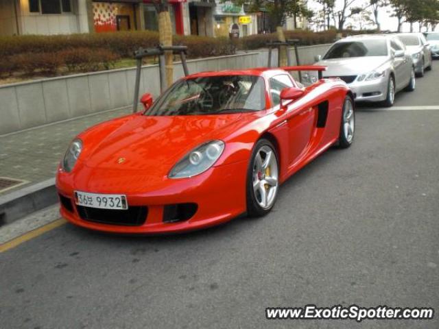 Porsche Carrera GT spotted in Busan, South Korea