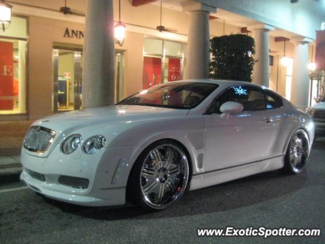 Bentley Continental spotted in West Palm Beach, Florida