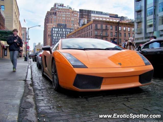 Lamborghini Gallardo spotted in Manhattan, New York