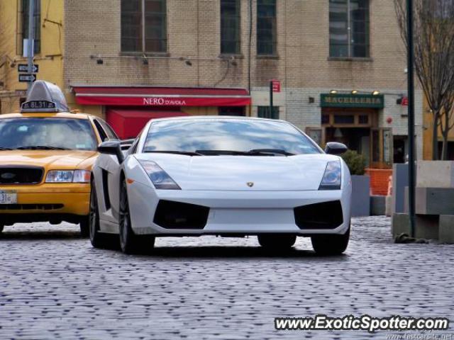 Lamborghini Gallardo spotted in Manhattan, New York