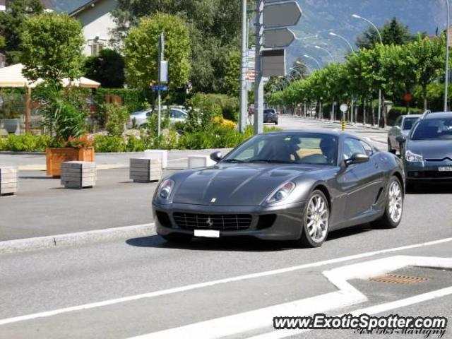 Ferrari 599GTB spotted in Martigny, Switzerland