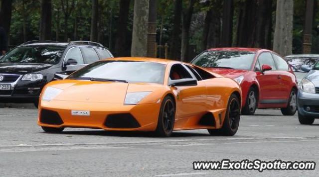 Lamborghini Murcielago spotted in Paris, France