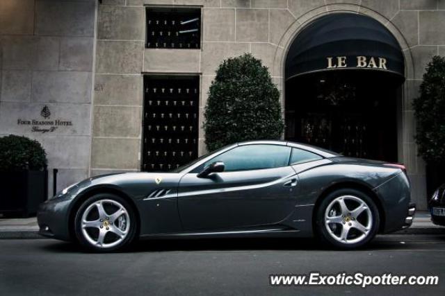 Ferrari California spotted in Paris, France