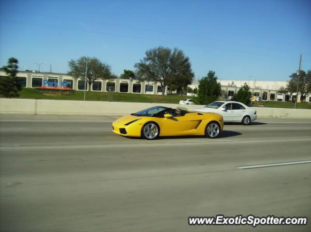 Lamborghini Gallardo spotted in Houston, Texas