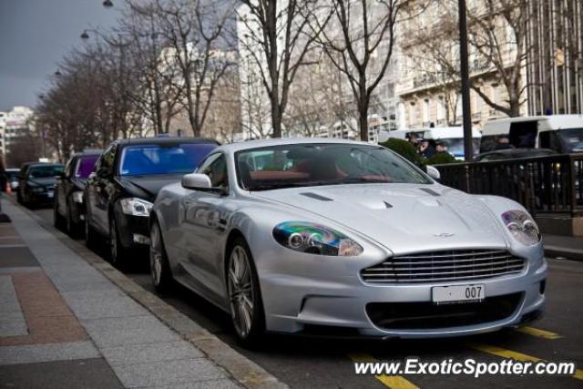 Aston Martin DBS spotted in Paris, France