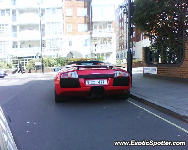 Lamborghini Murcielago spotted in London, United Kingdom