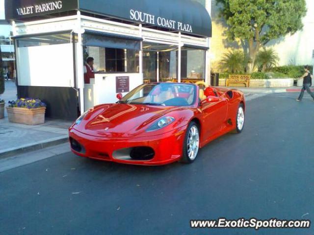 Ferrari F430 spotted in Costa Mesa, California