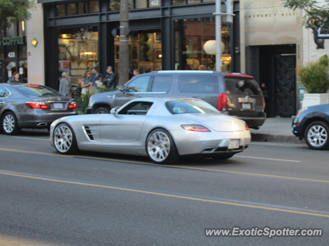 Mercedes SLS AMG spotted in Beverly Hills, California