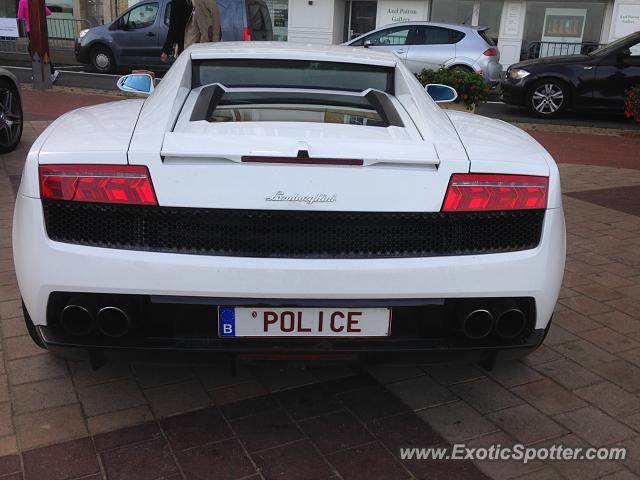 Lamborghini Gallardo spotted in Knokke, Belgium