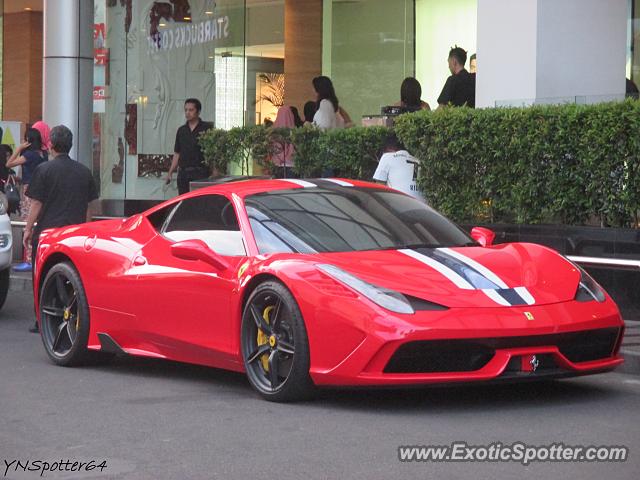 Ferrari 458 Italia spotted in Jakarta, Indonesia