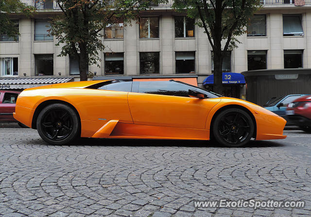 Lamborghini Murcielago spotted in Paris, France