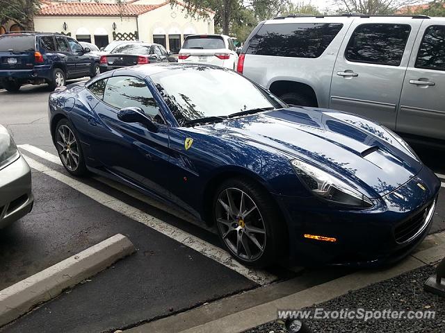 Ferrari California spotted in Dallas, Texas