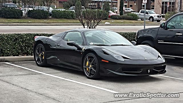 Ferrari 458 Italia spotted in Beaumont, Texas