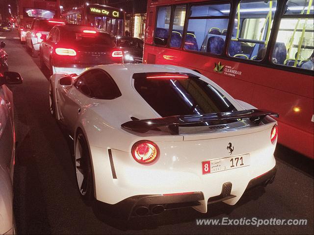 Ferrari F12 spotted in London, United Kingdom